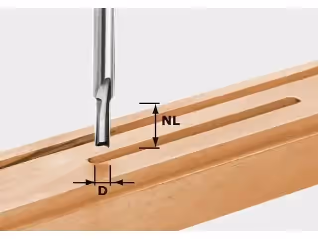 Fresa per scanalature HW S8 D8/20