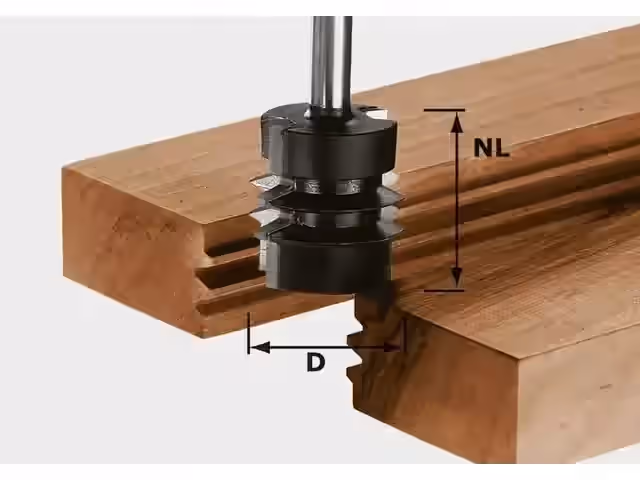 Fresa per giunzioni HW S8 D34/NL32, vista 1