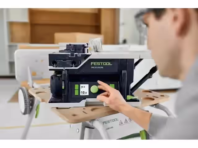 Sega circolare da banco a batteria CSC SYS 50 EB-Basic, vista 7