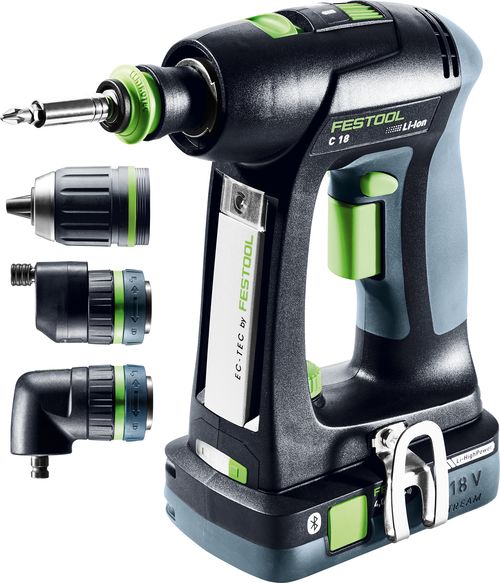Trapano avvitatore a batteria C 18 HPC 4,0 I-Set