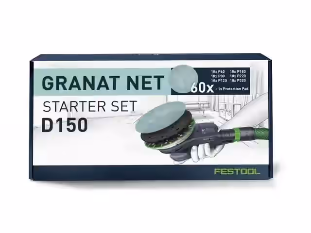 Abrasivo a rete Granat Net D150 GR NET-Set, vista 2