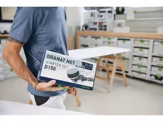 Abrasivo a rete Granat Net D150 GR NET-Set, vista 4
