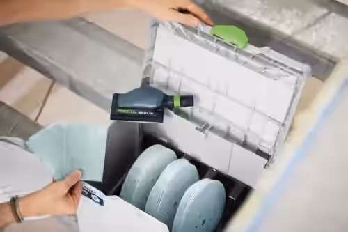 Festool Systainer³ con abrasivi Granat Net D225 GR NET HSK-A SYS-P, vista 3